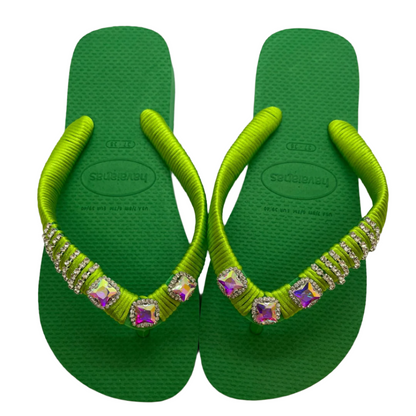 כפכפי הוויאנס קסומות בצבע ירוק